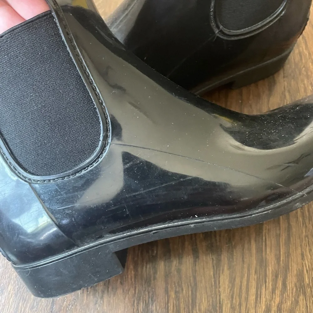 Sam edelman black rain boots